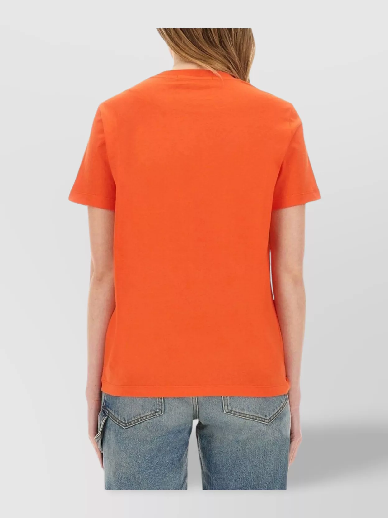 Msgm Logo Crew Neck T-Shirt