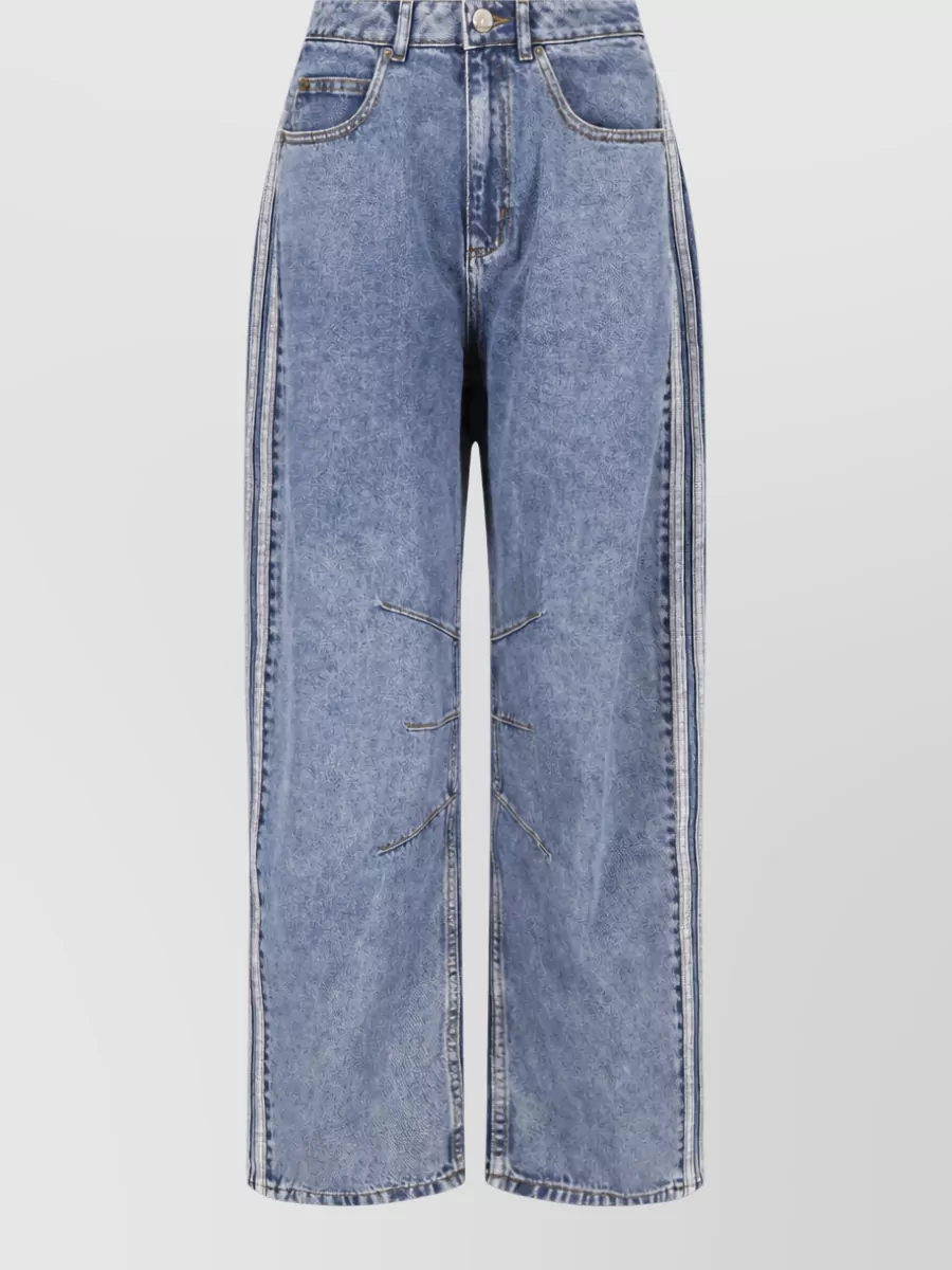 Adidas straight-leg denim jeans