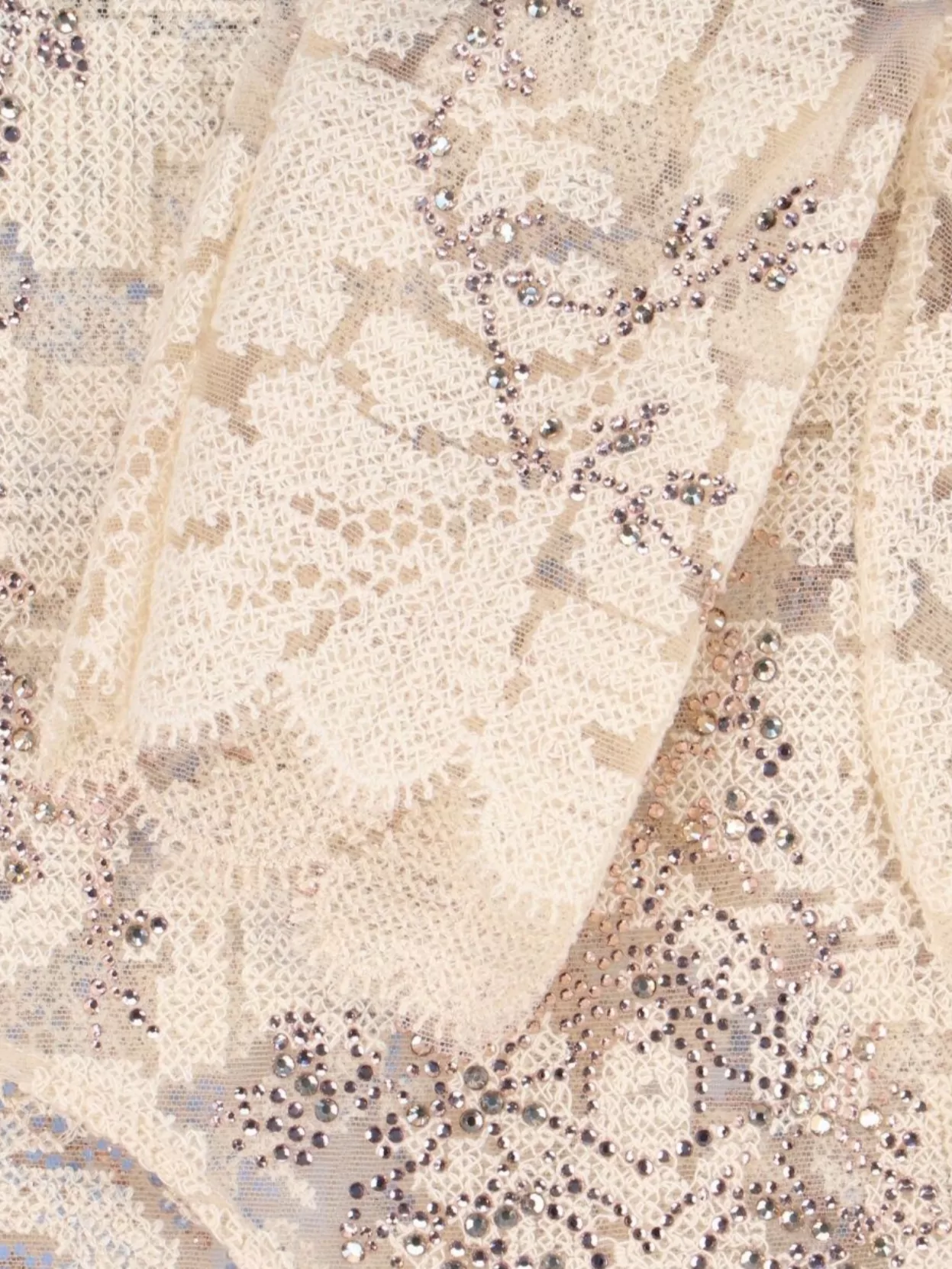 Ermanno Scervino Fitted Lace Detail Crewneck Knitwear