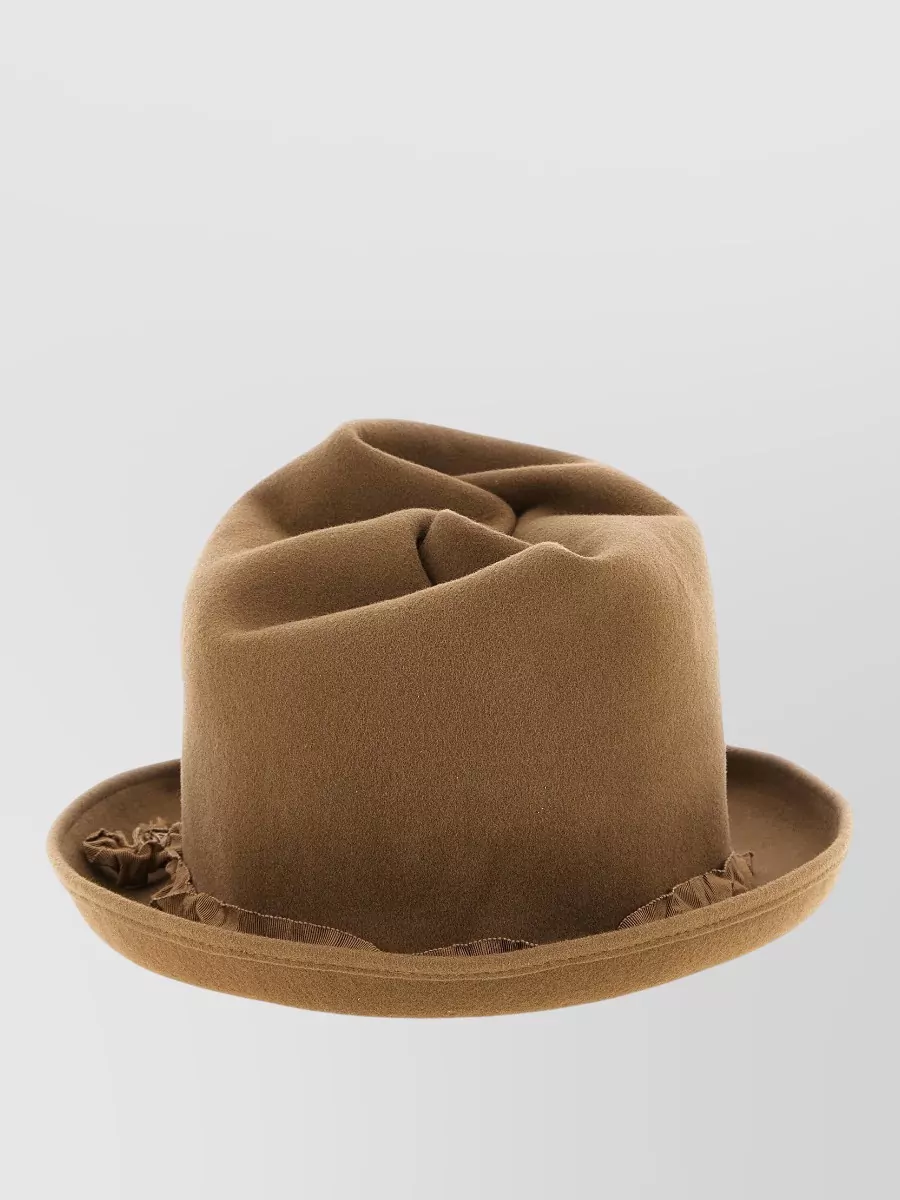 Yohji Yamamoto Wool Felt Fedora Hat