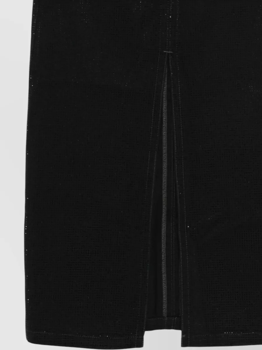 Emporio Armani Long Skirt High Waist Front Slit Sequins