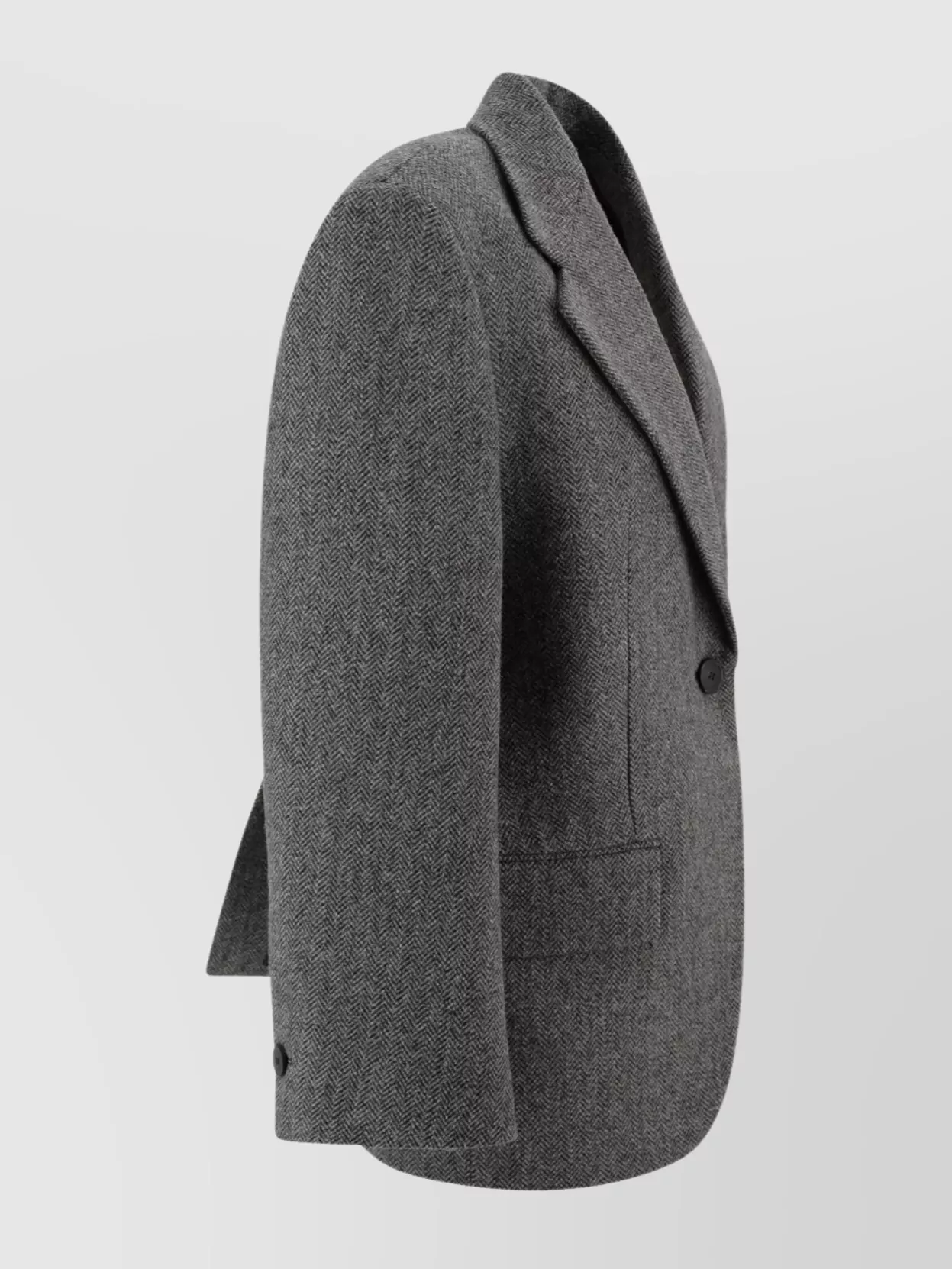 Weekend Max Mara Tronto Wool Single Breasted Blazer In Gray