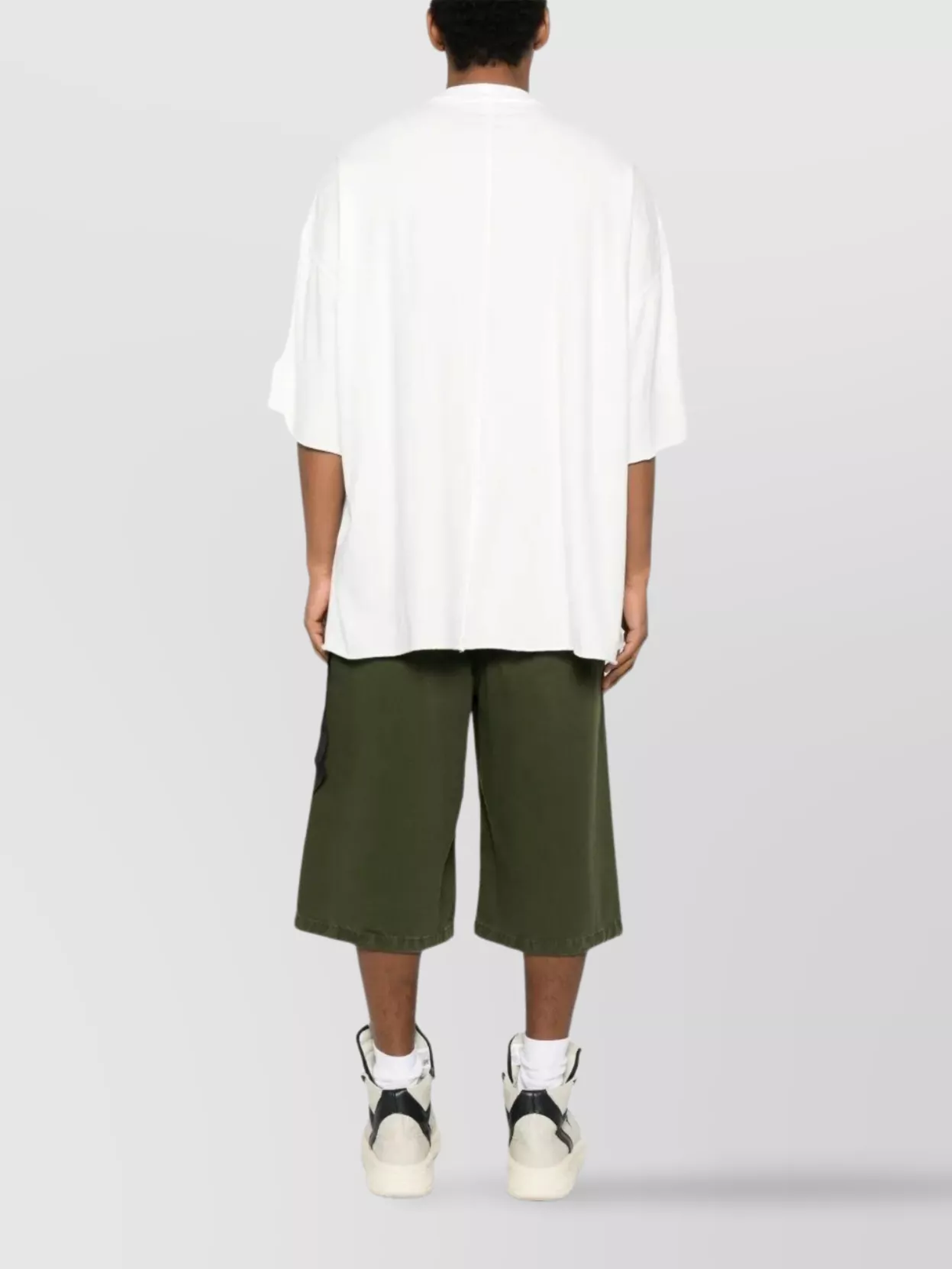 Rick Owens Drkshdw Tommy T-Shirt Asymmetric Detail