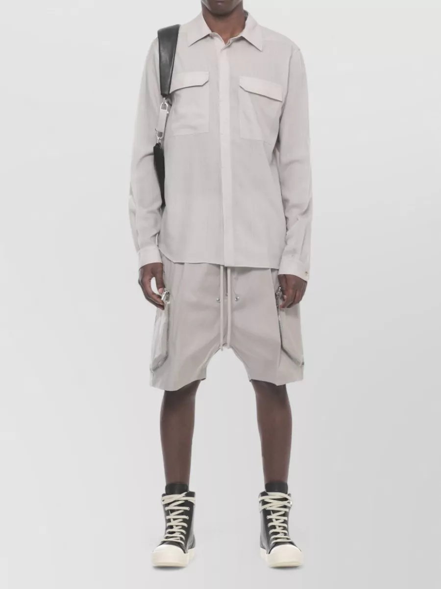 Rick Owens Cargo Bermuda Shorts