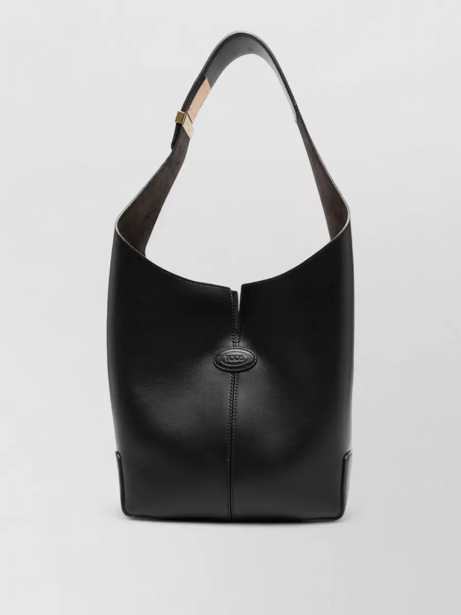 Tod's bucket leather shoulder bag
