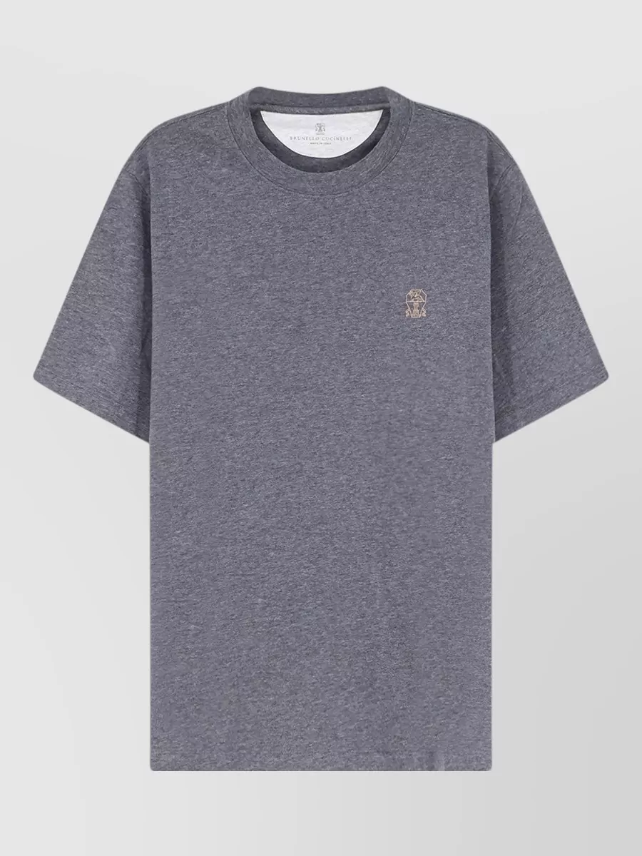 Brunello Cucinelli cotton logo-print t-shirt