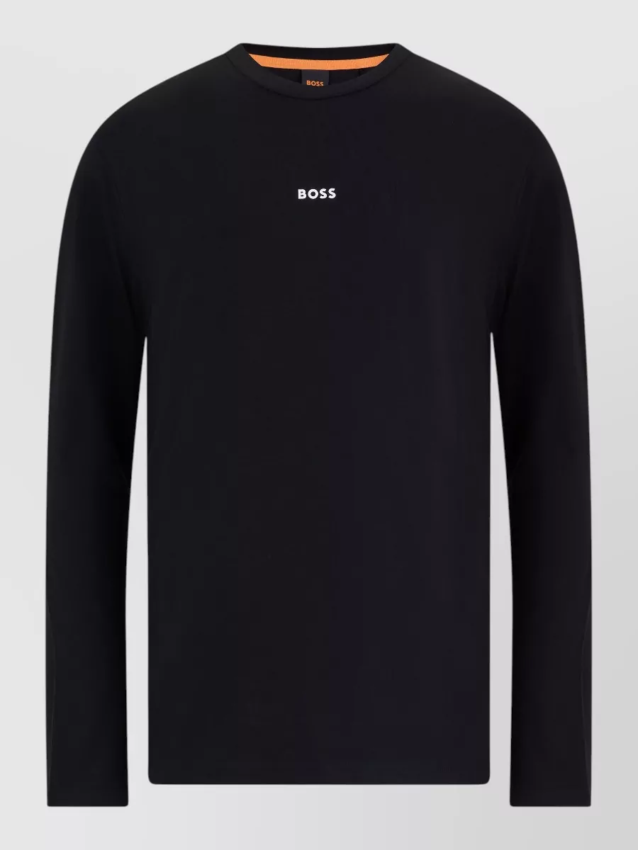 Boss long-sleeve cotton t-shirt