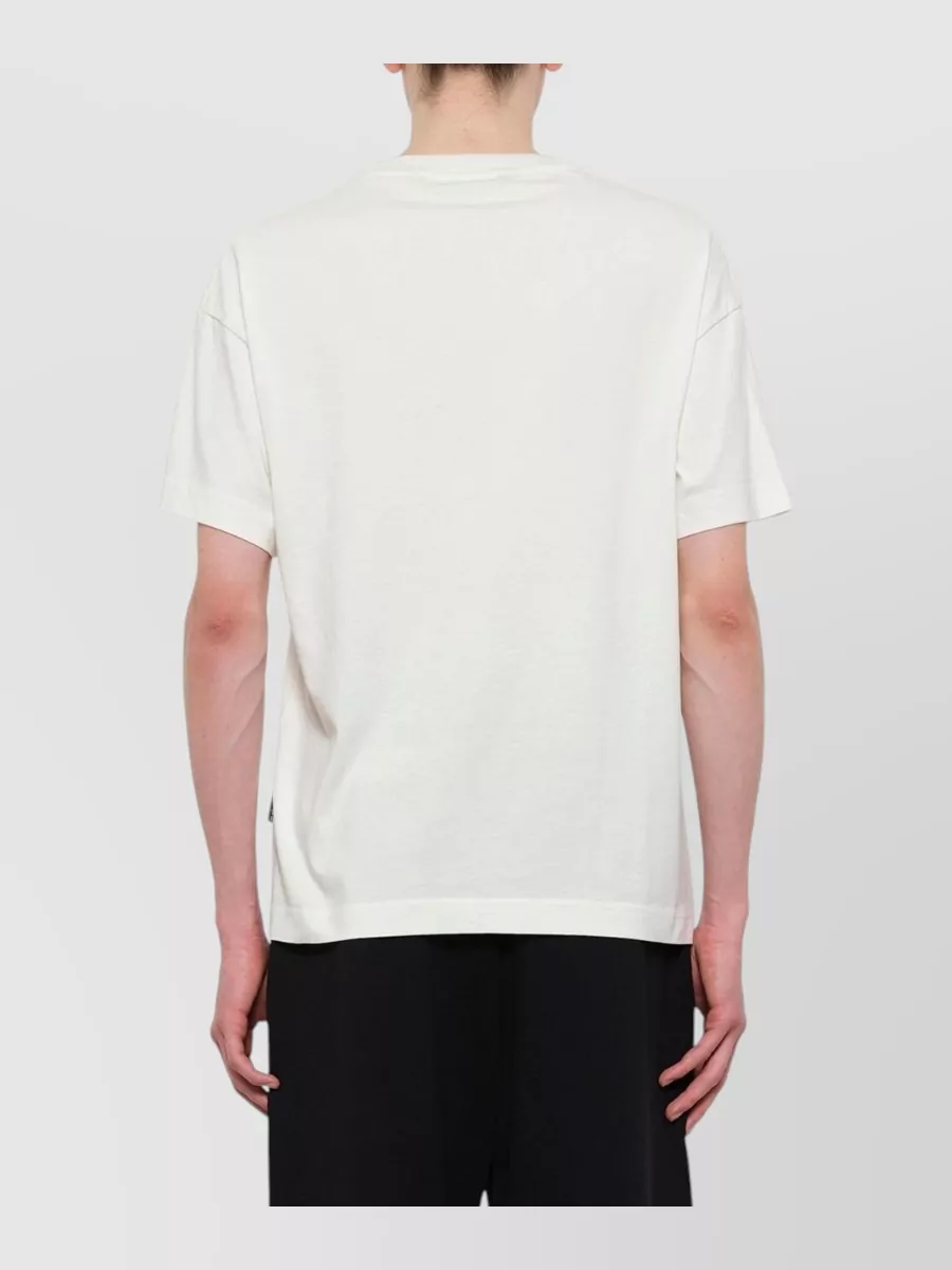 Palm Angels Cotton Logo-Print Crew-Neck T-Shirt
