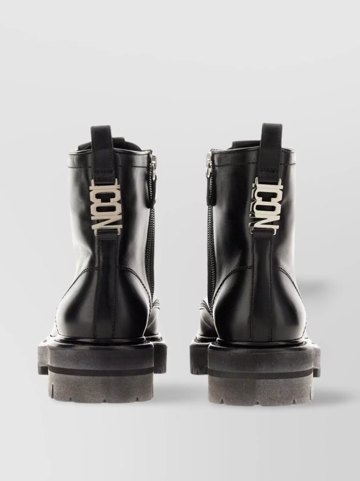 DSQUARED2 CHUNKY SOLE ANKLE BOOT WITH PULL TAB