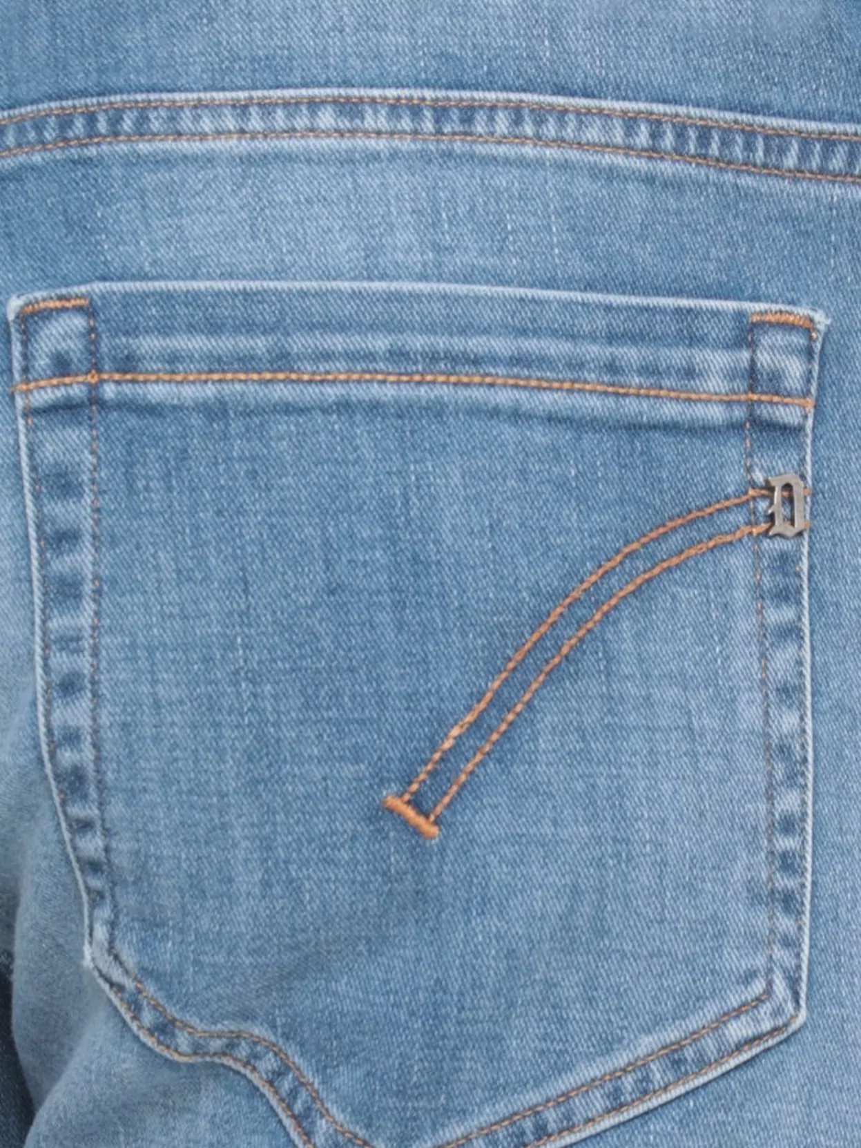Dondup Straight Leg Jeans Featuring Five Pockets
