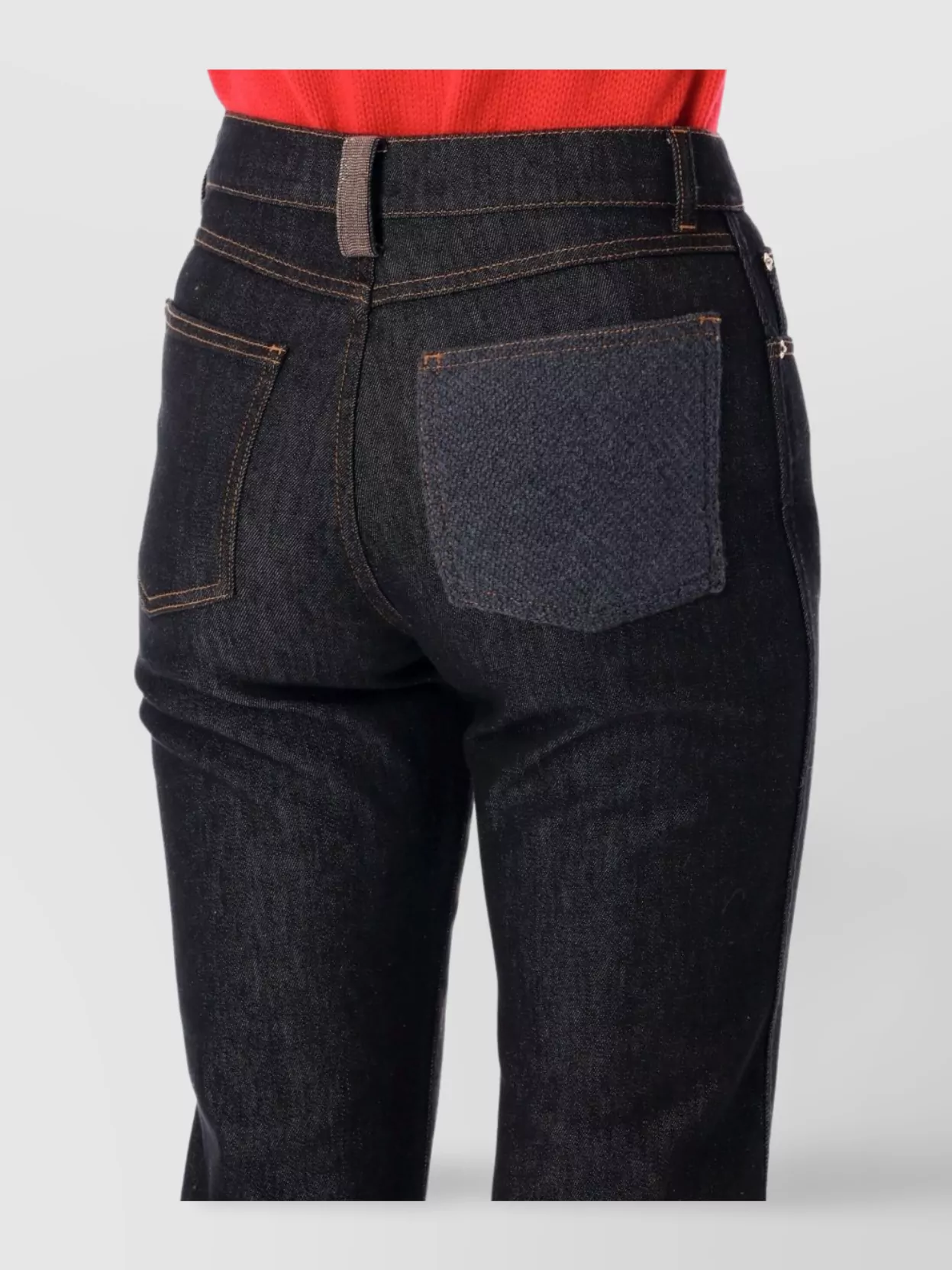 Fabiana Filippi Five Pocket Denim Trousers With Belt Loops