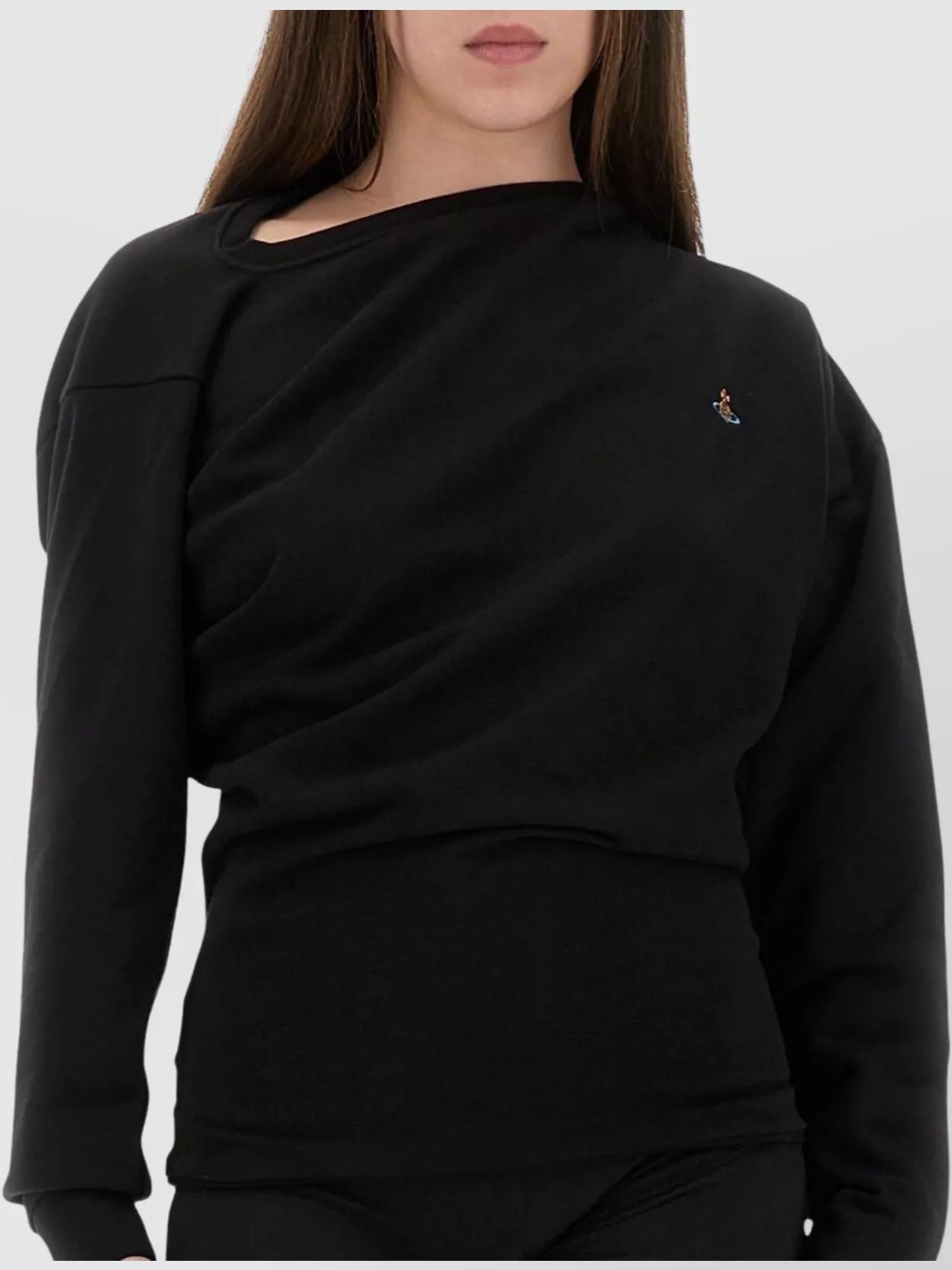 Vivienne Westwood Asymmetric Design Knitwear With Ribbed Finish
