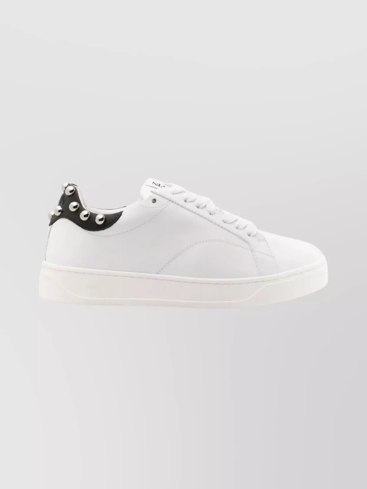 Lanvin Casual Sneakers Featuring Studded Detail In White
