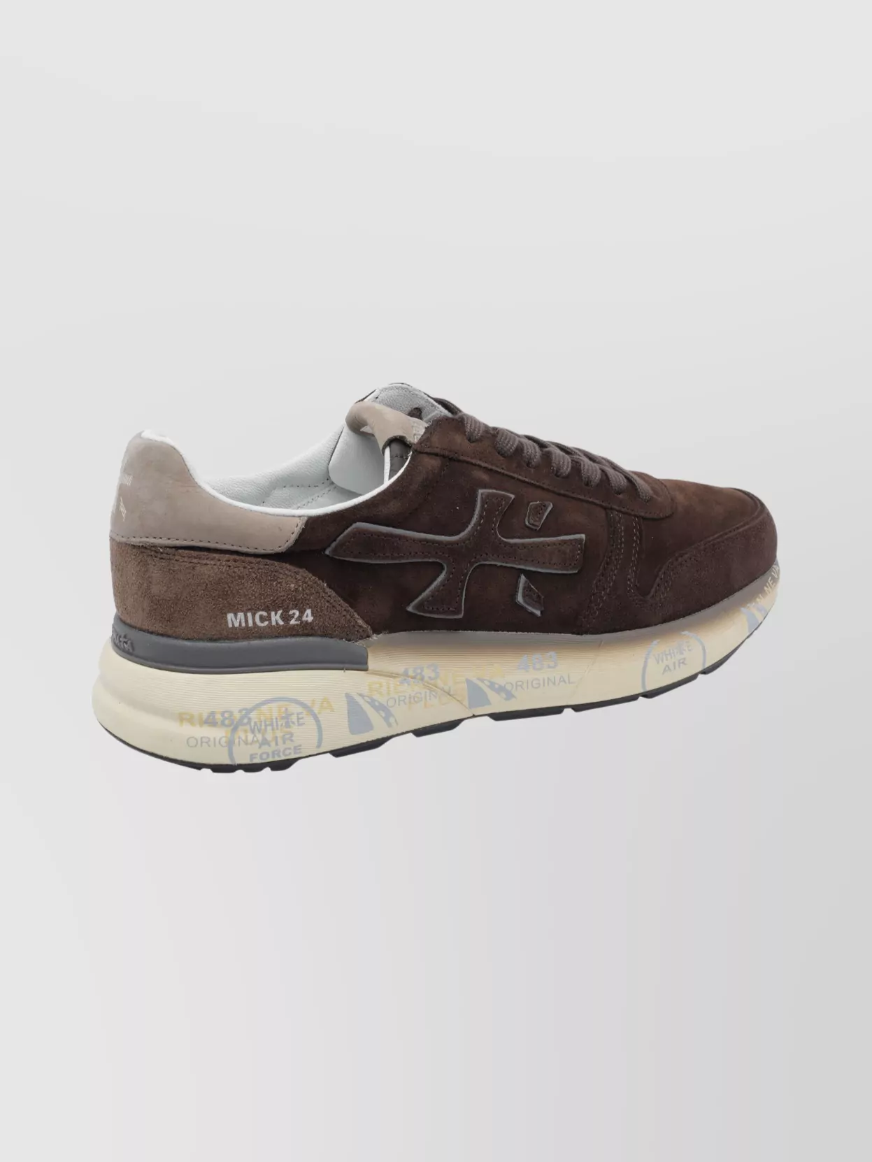 Premiata Casual Low Top Sneakers With Suede Upper