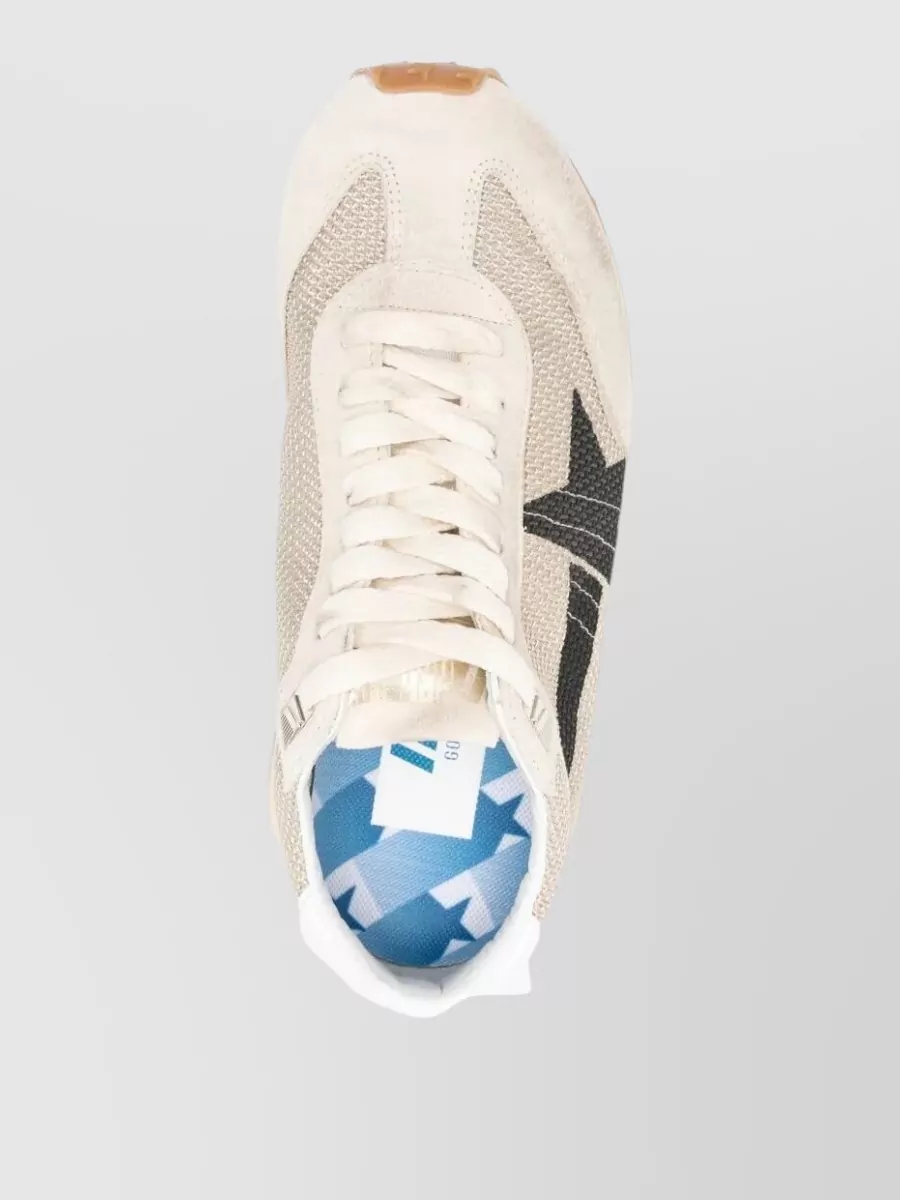 Golden Goose Marathon Running Sneakers Mesh Suede Leather