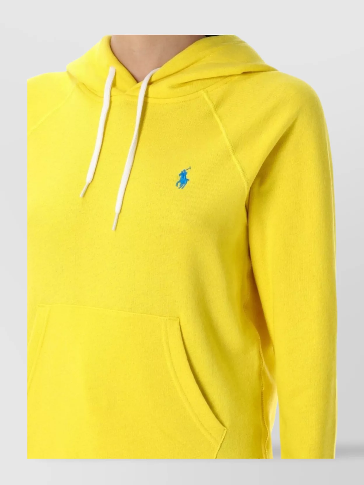 Shop Polo Ralph Lauren Hoodie With Ribbed Cuffs And Hem