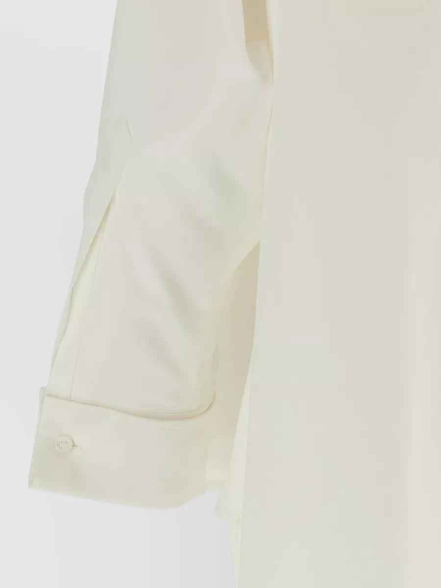 Balenciaga Asymmetric Shirt Dress