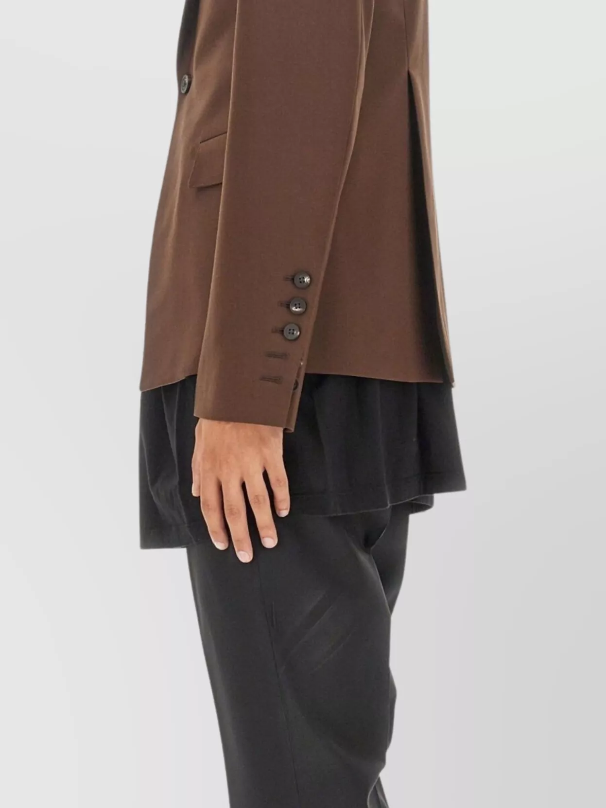 Rick Owens Blazer Fitted Notched Lapel