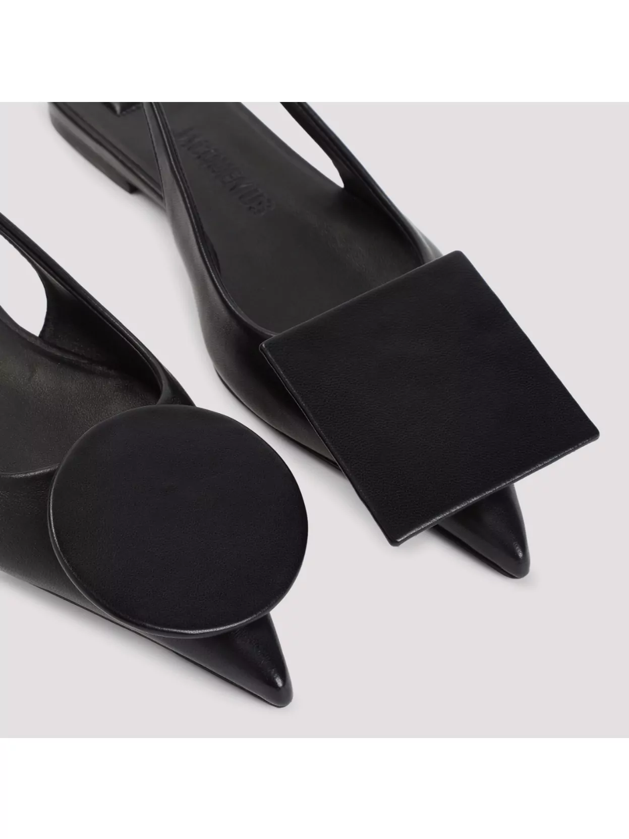 Jacquemus Duelo Slingback Leather Flats