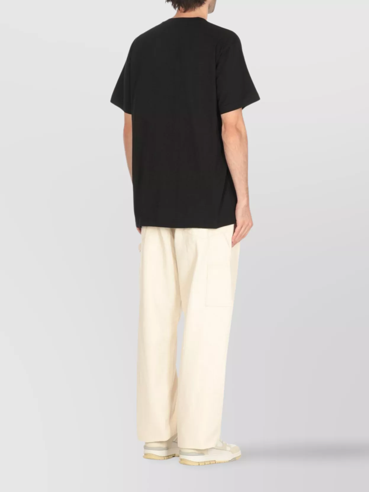 Moschino Crewneck Logoed Embroidery T-Shirt