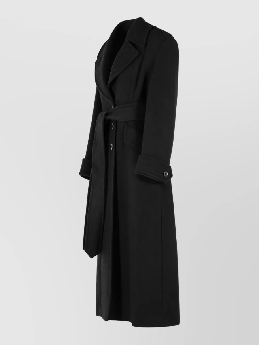 Blumarine Long Belted Coat