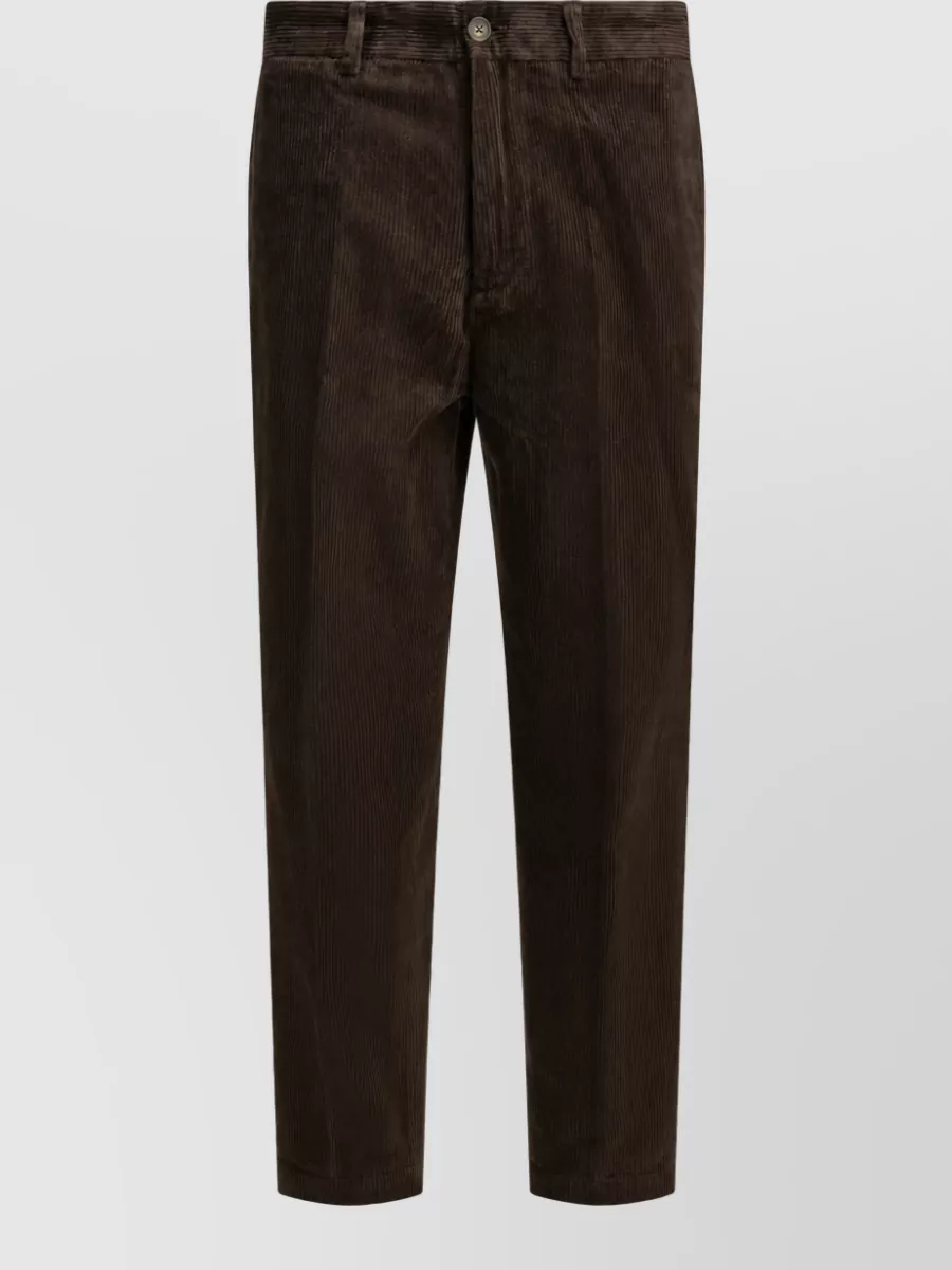 Sebago cotton straight-leg trousers