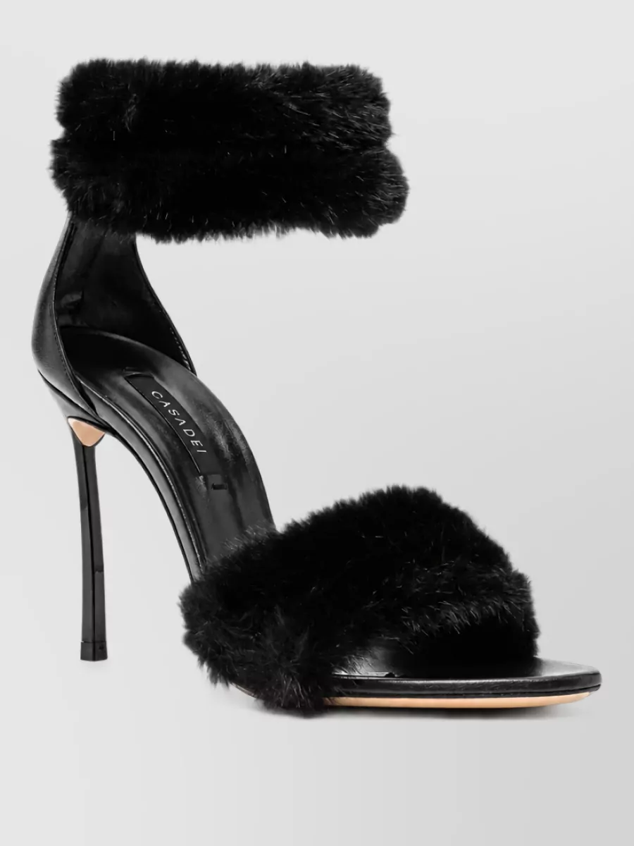 Casadei leather platform sandals
