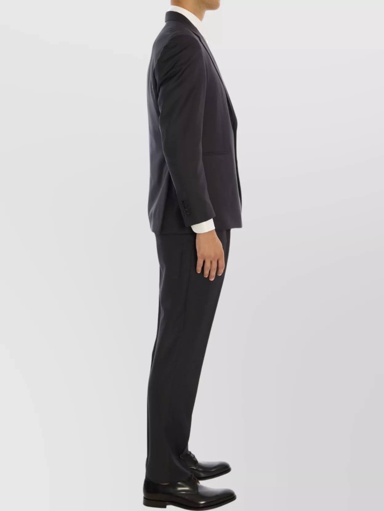 Lardini Wool Suit With Straight-Leg Trousers