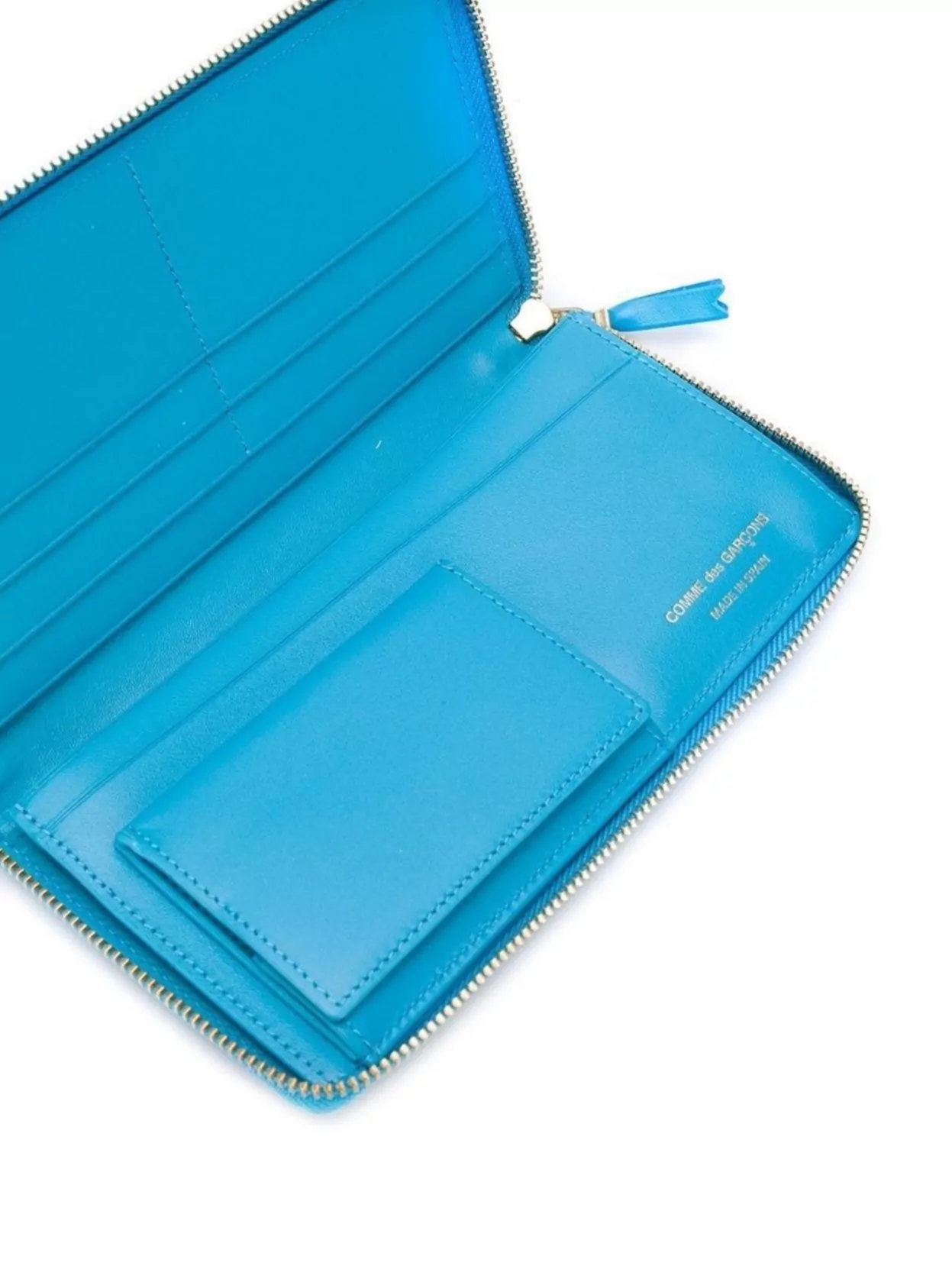 COMME DES GARÇONS LONG ZIP-AROUND WALLET WITH INTERIOR POCKET 