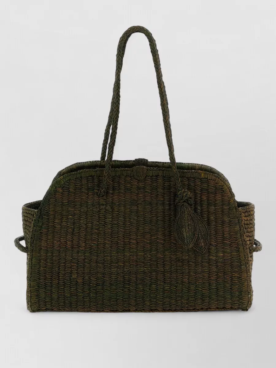 Jacquemus le turismo raphia beach bag