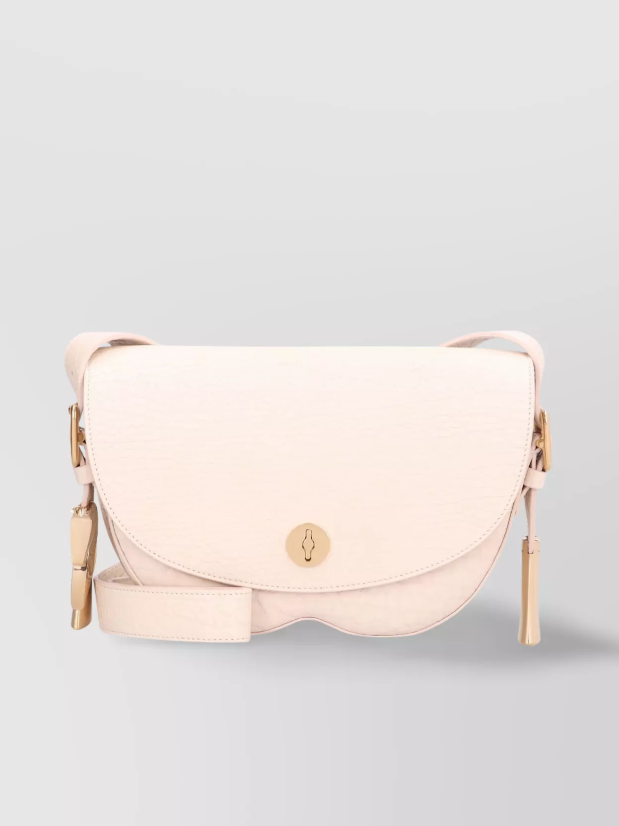 Burberry Adjustable Strap Calfskin Crossbody Bag