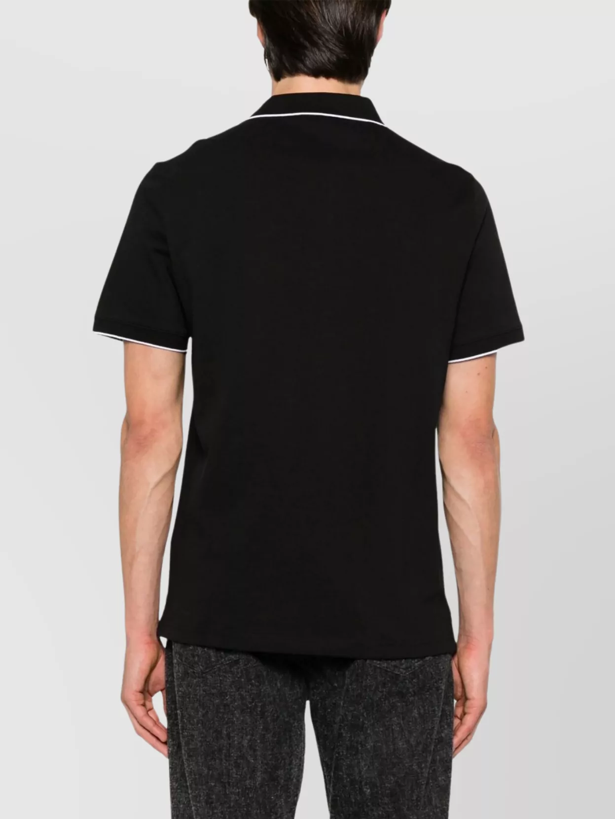 Calvin Klein Tipped Stretch Pique Polo