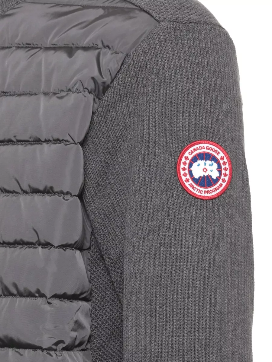 Canada Goose Wool Quilted Zip-Up Jacket