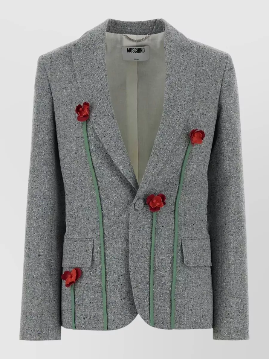 Moschino Silk Blend Blazer