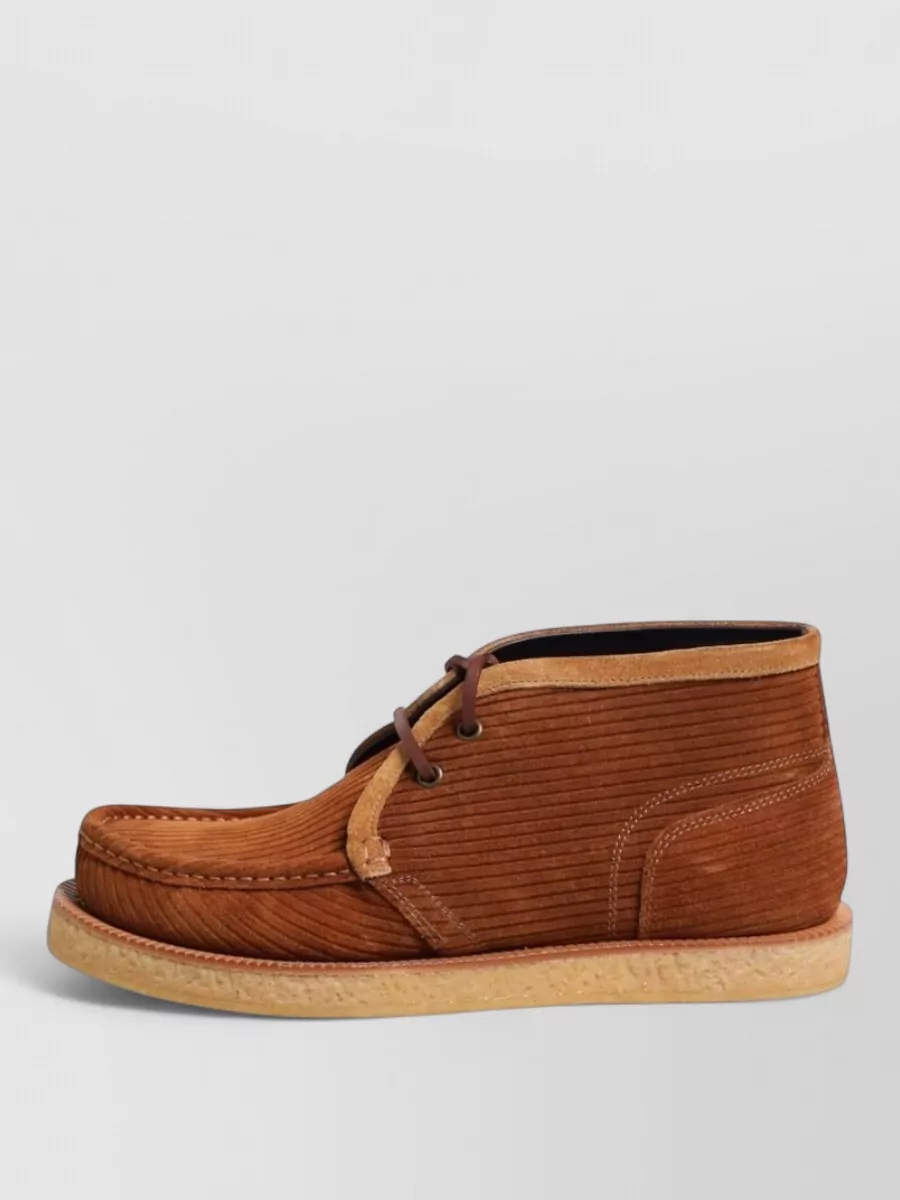 Dolce&Gabbana Suede Nubuck Leather Desert Ankle Boots