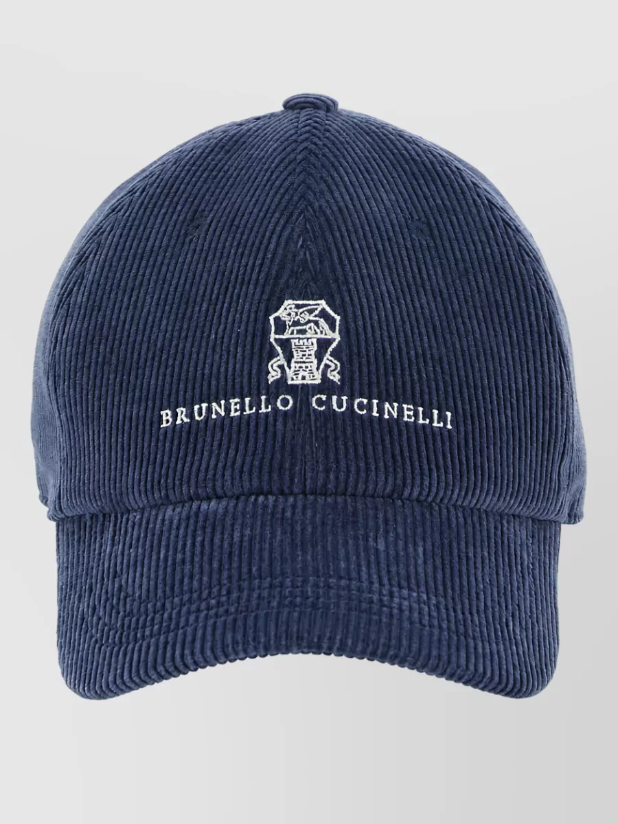 Brunello Cucinelli corduroy baseball cap