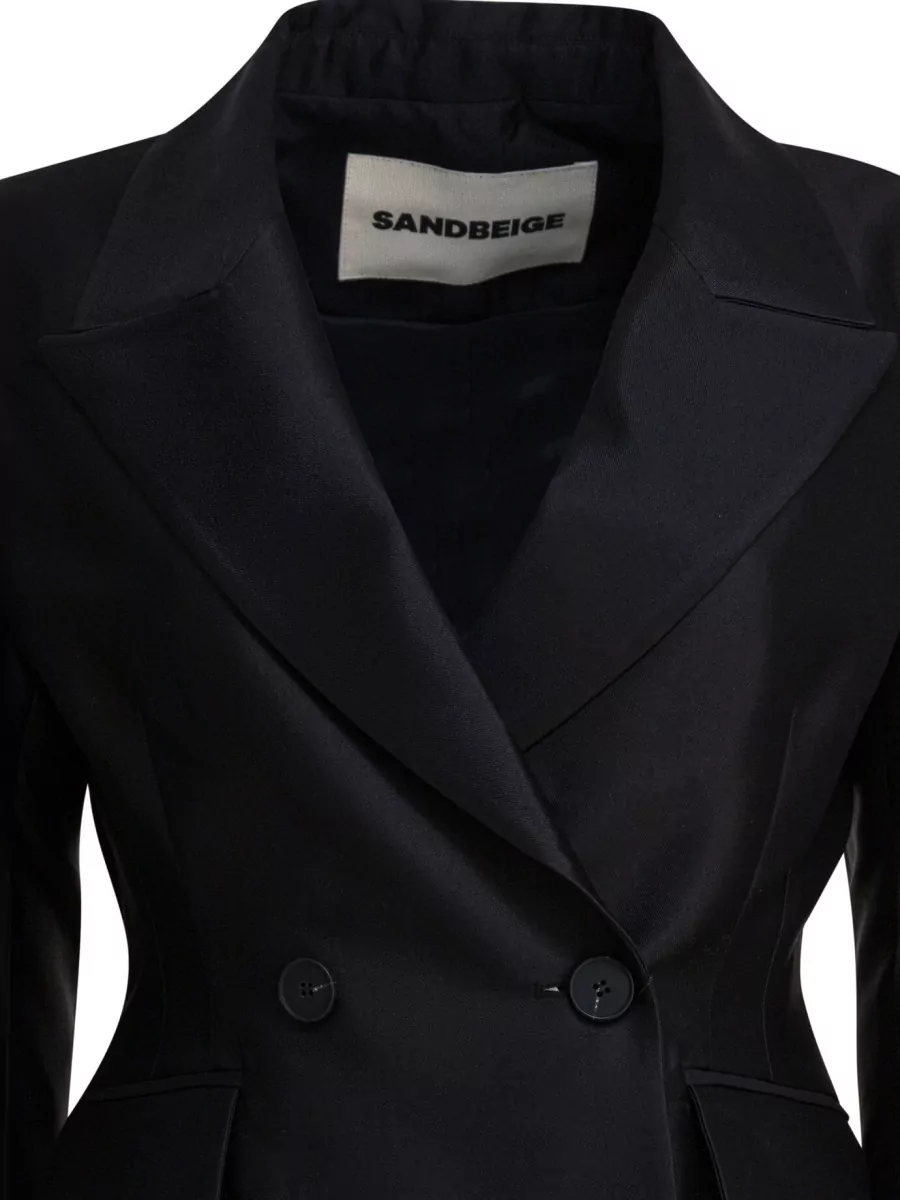 Sandbeige Silk Wool Blazer