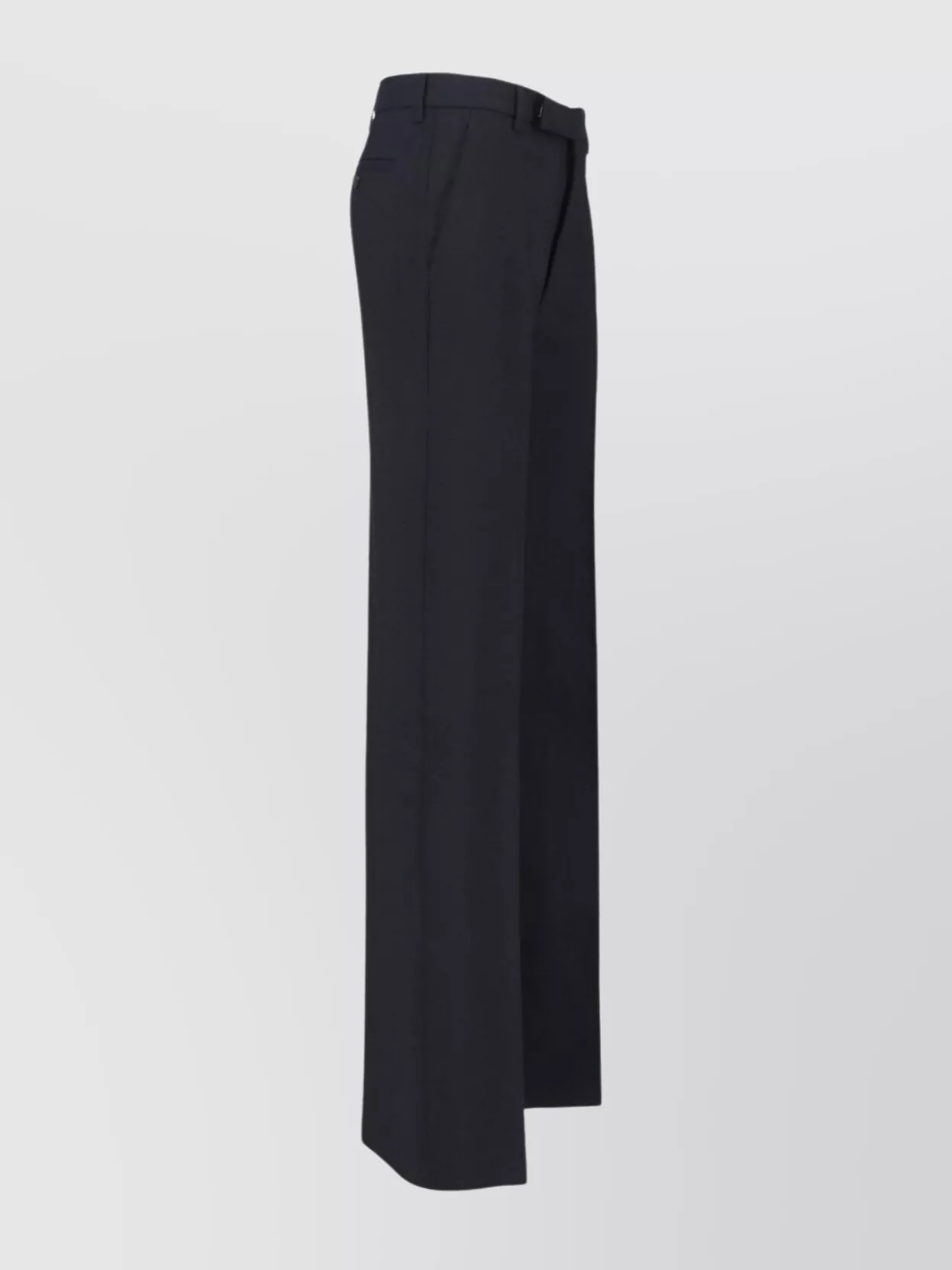 Rick Owens Straight Trousers With Belt Loops And Buttoned Back Pocket In Multi