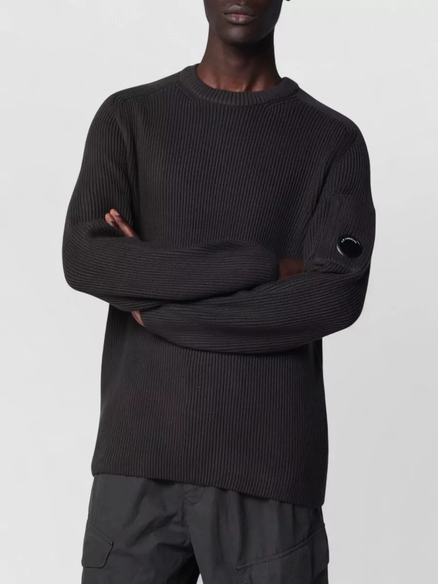 C.P. Company ribbed crewneck jumper