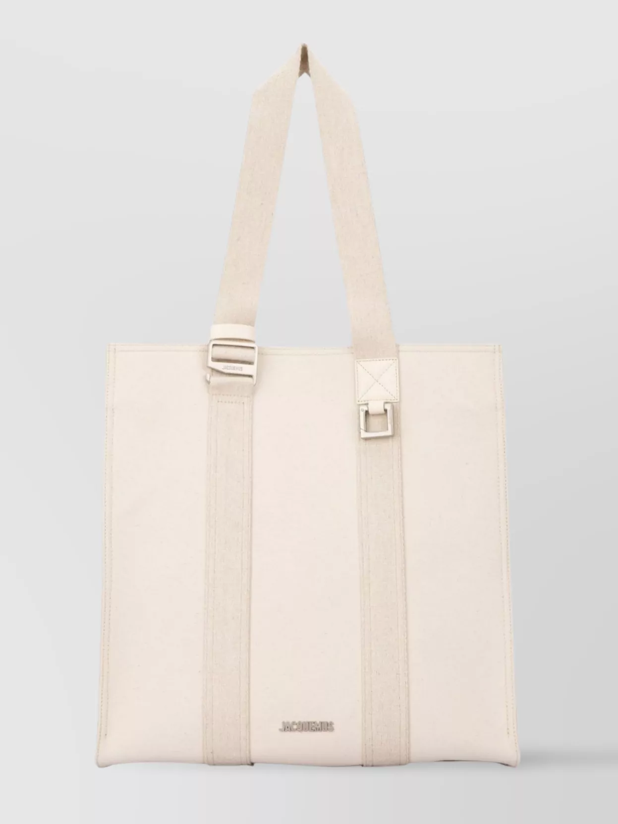 Shop Jacquemus Buckle Detail Tote Bag Silhouette