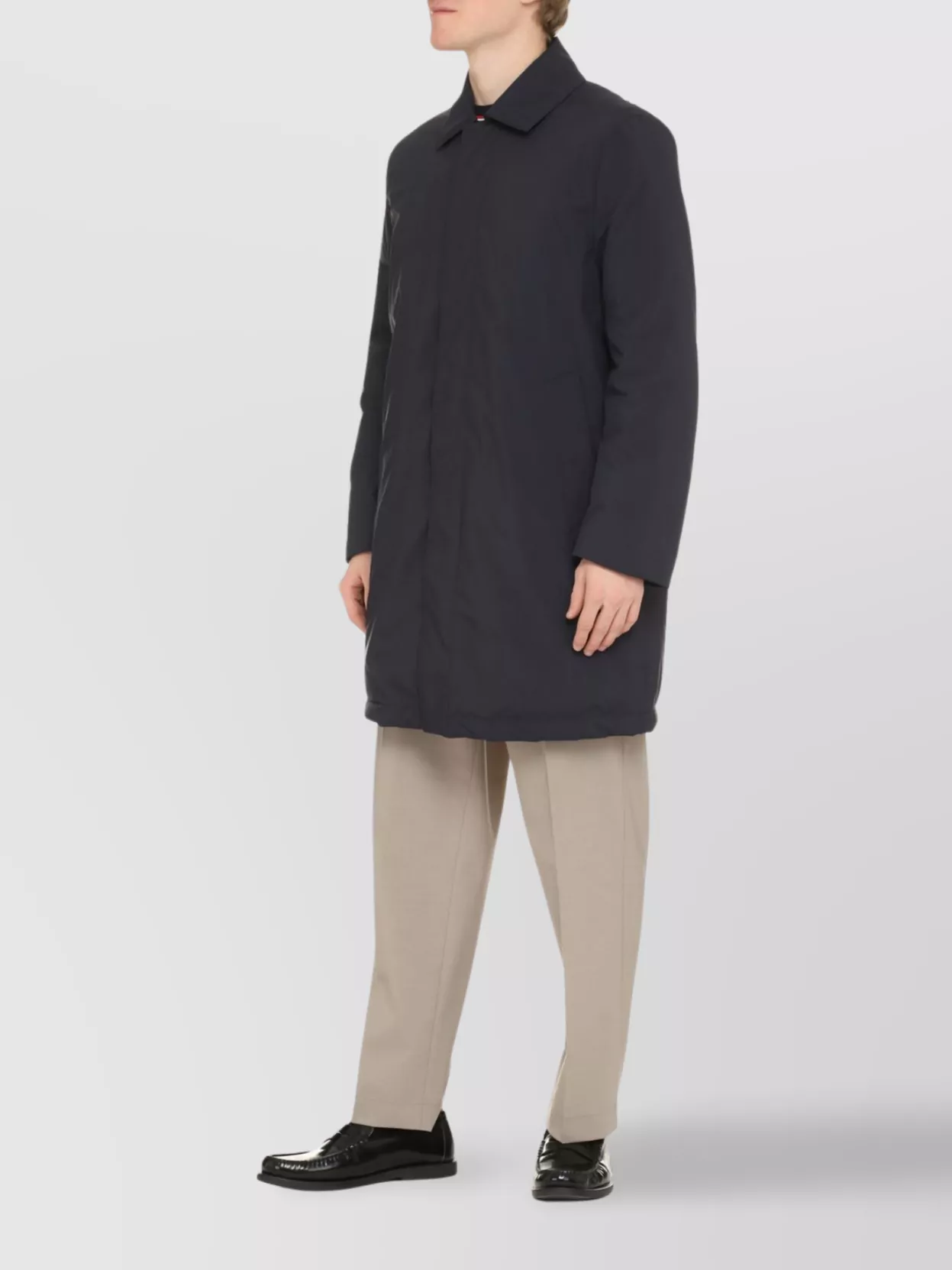 Paul Smith Parka In Technical Fabric In Blue