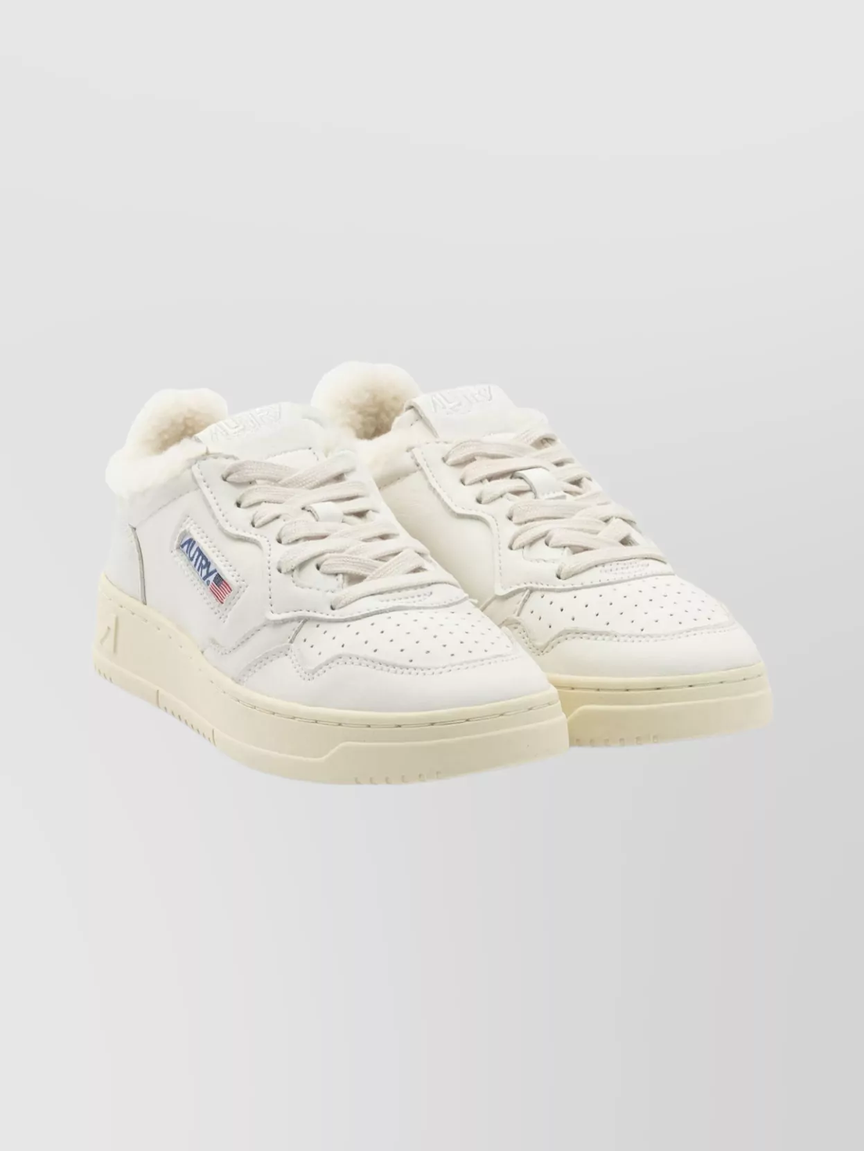 Autry Low Top Sneakers Featuring Perforated Design