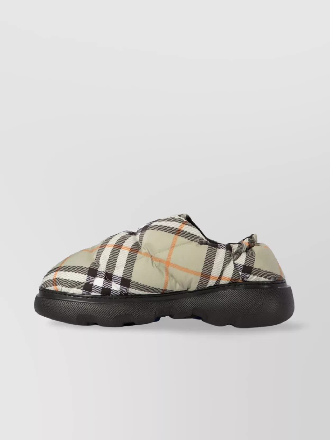 Burberry Round Toe Rubber Sole Loafers