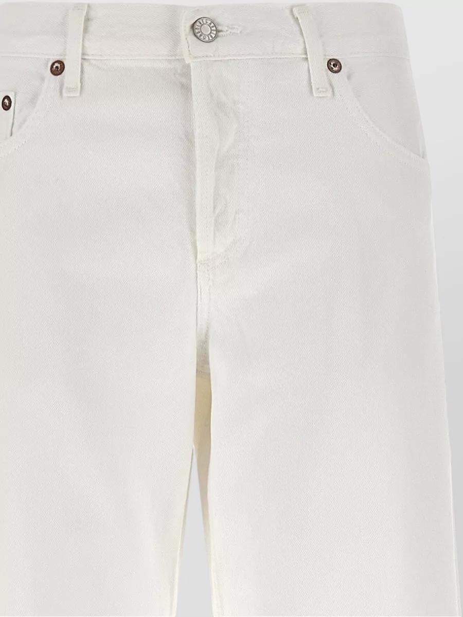 Agolde Low Waist Loose Fit Denim Trousers