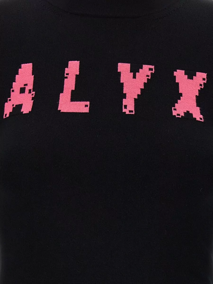 1017 Alyx 9Sm High Neck Long Sleeve Knitted Top