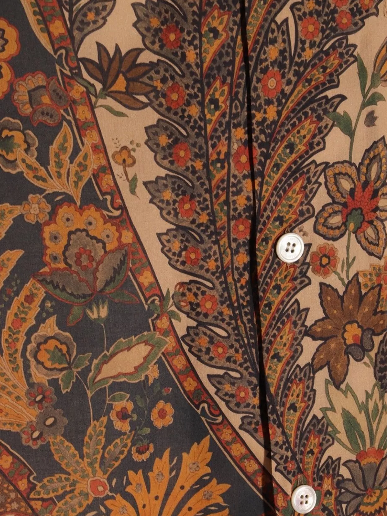 Valentino Lightweight Paisley Relaxed Fit Shirt