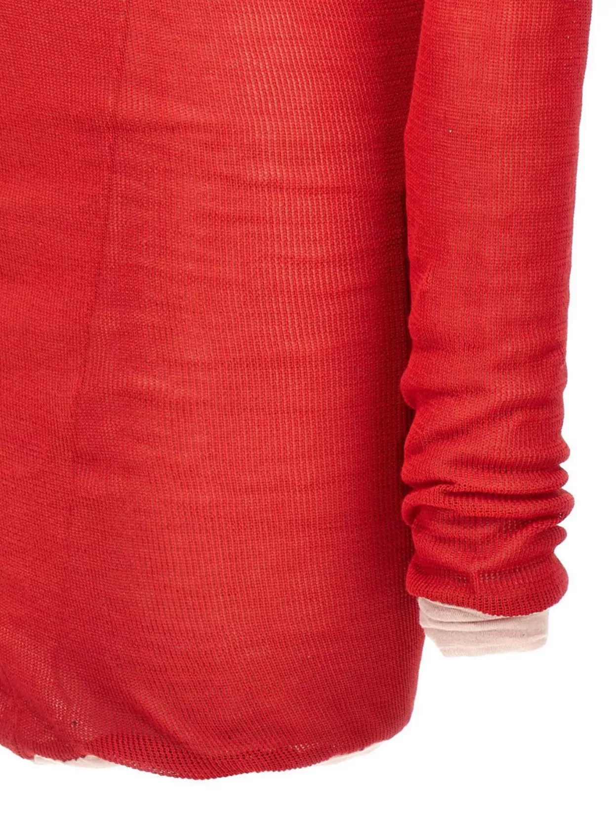The Attico Crew Neck Minidress Sheer Fabric
