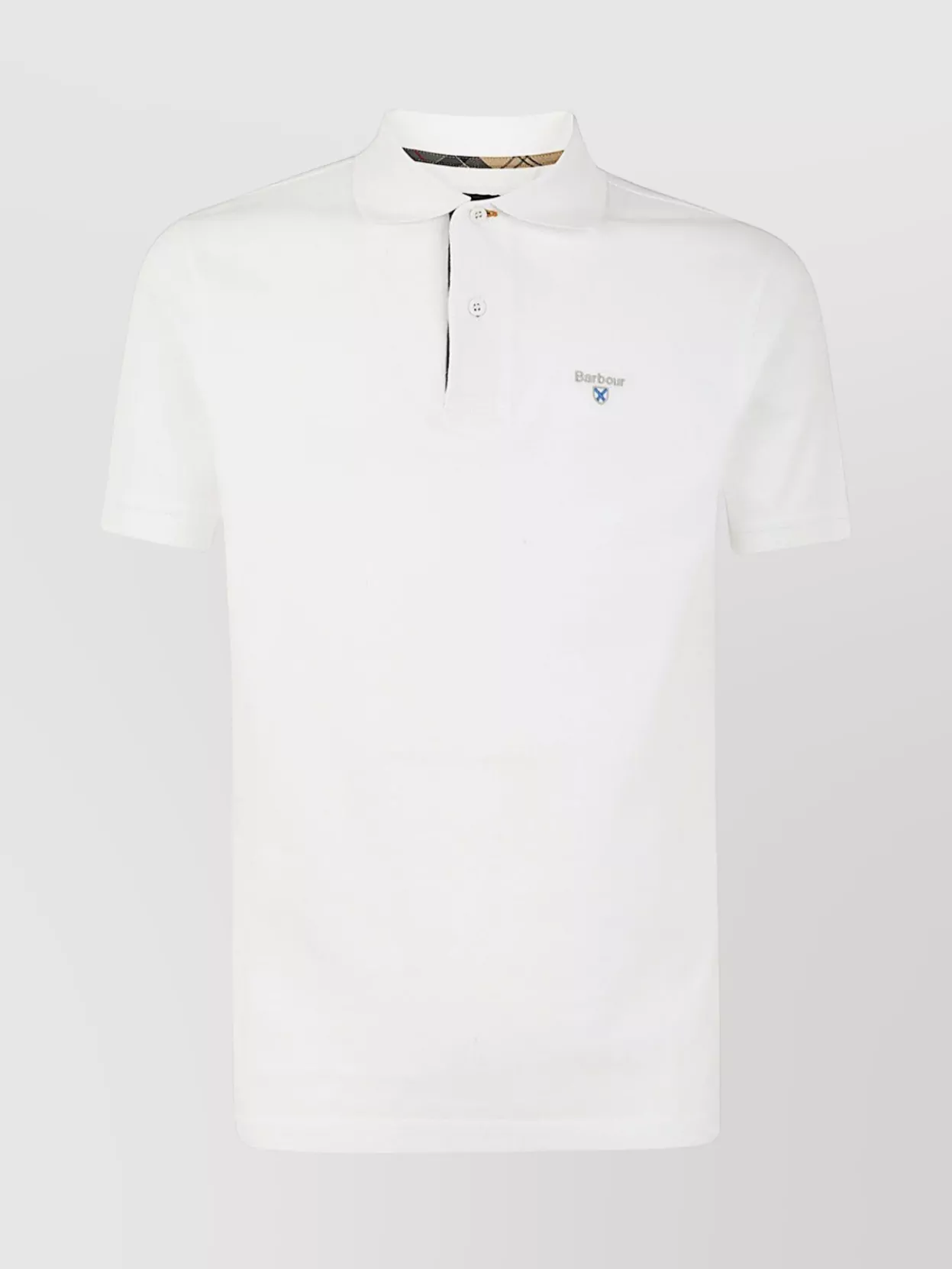 Barbour Polo Shirt Featuring Side Slits In Blue