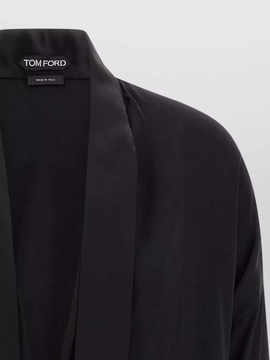 Tom Ford Bow Tie Neck Blouse Long Sleeves