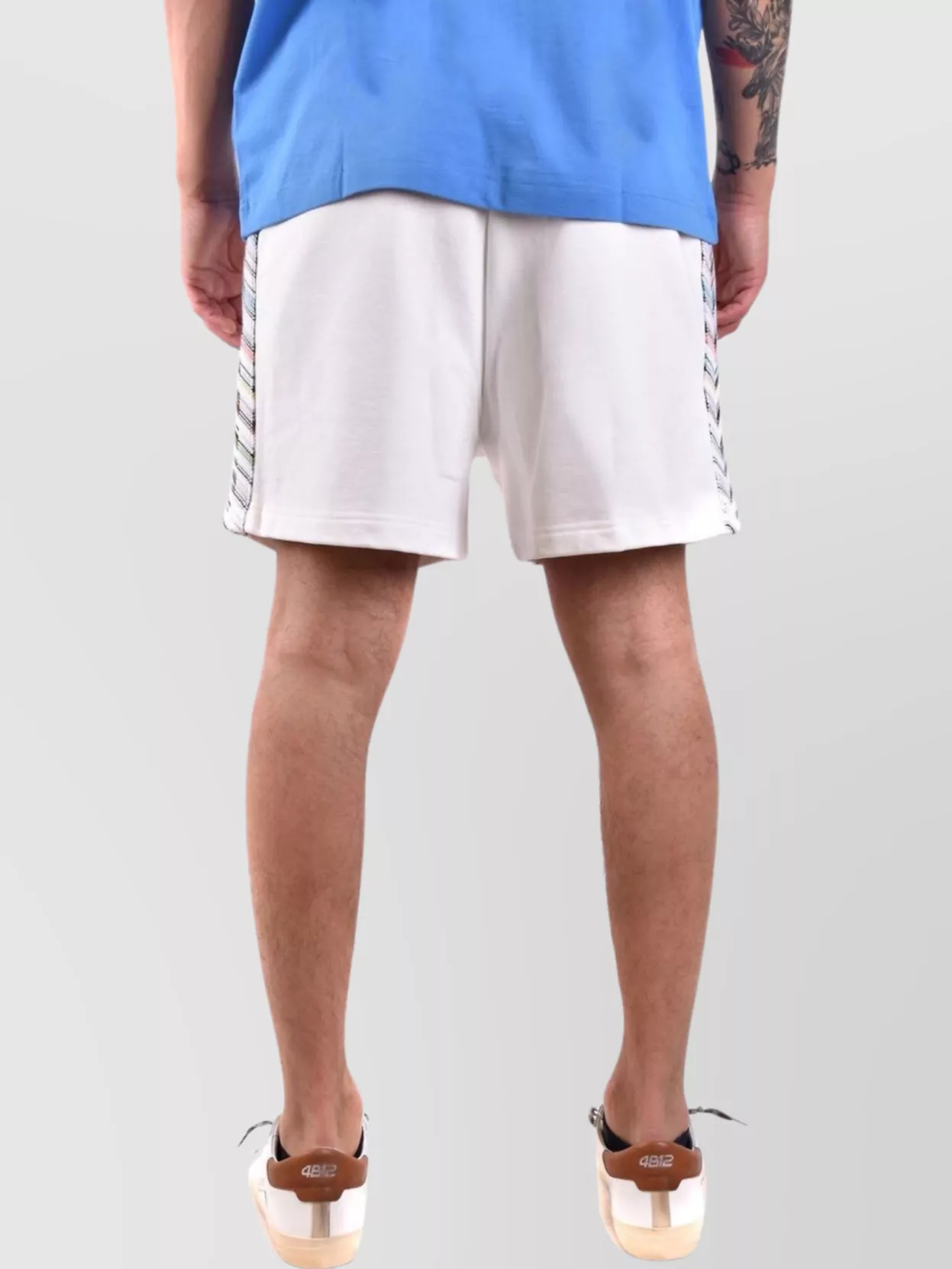 Missoni Elastic Waistband Side Stripe Detail Shorts